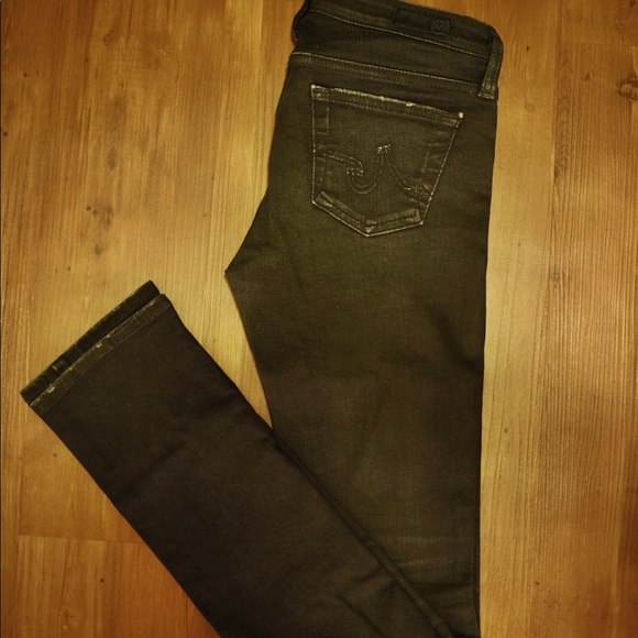 AG Jeans Premium Skinny Straight Distressed Sz 25 - Picture 1 of 2